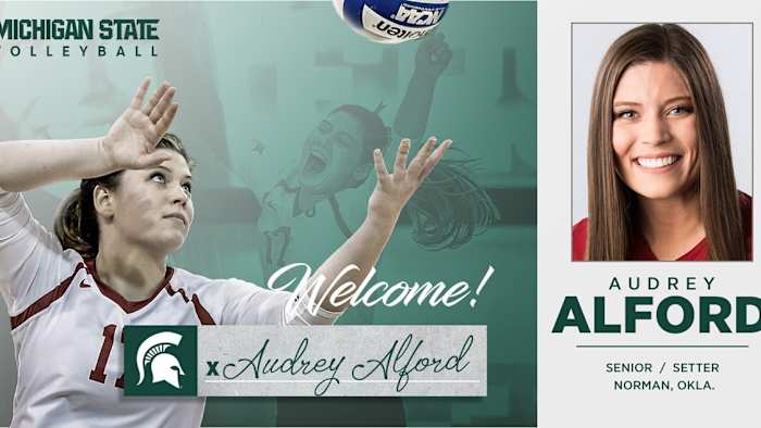 Michigan State volleyball coach Cathy George has announced the addition of setter Audrey Alford (PHOTO: MSU SID)
